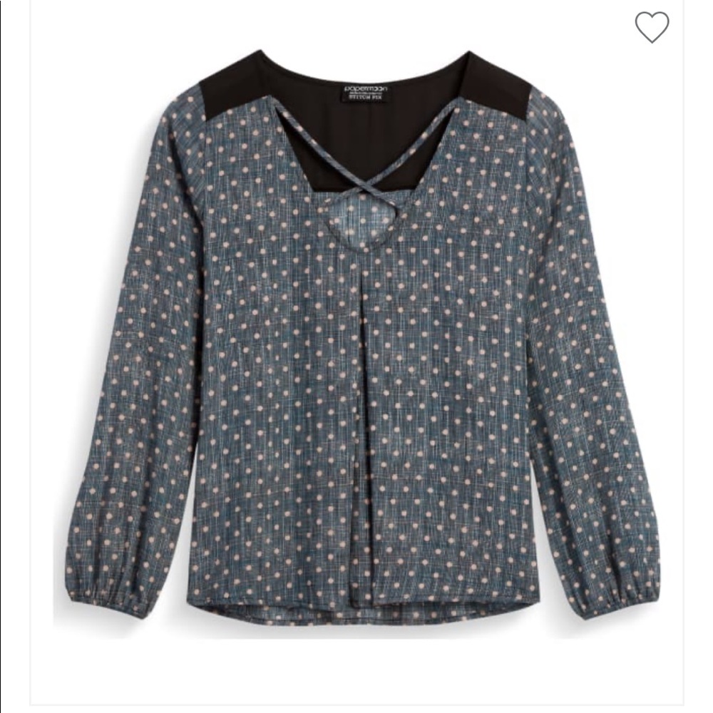 Papermoon Kalei crossfront blouse.